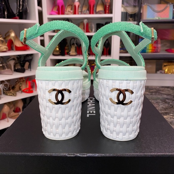 NWT CHANEL wedges, 41 - Picture 2 of 10